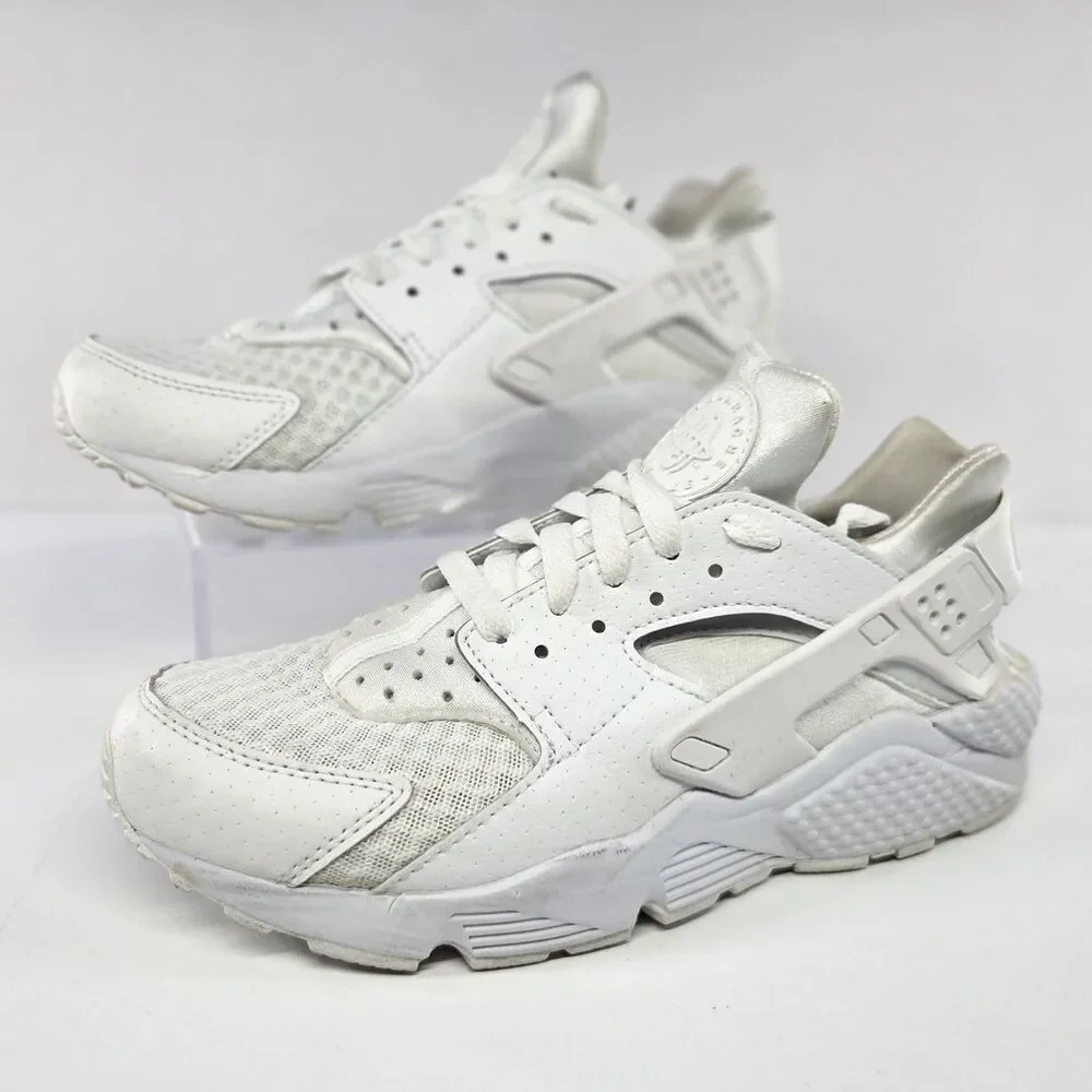Nike Air Huarache Triple White Men’s Size 8 318429-111 Used OG Box